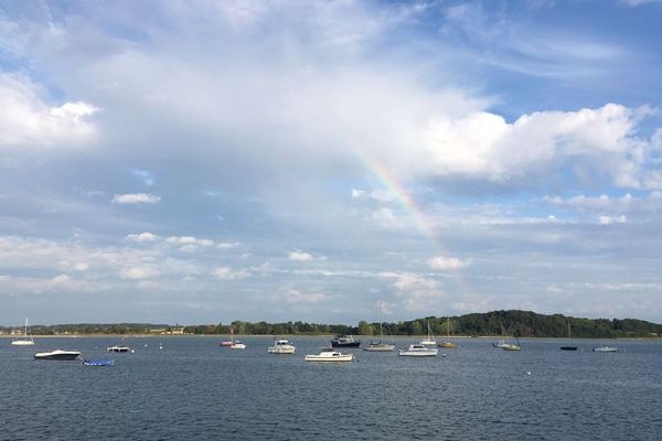 Arc-en-ciel du côté de Plouër-sur-Rance (Côtes d'Armor)