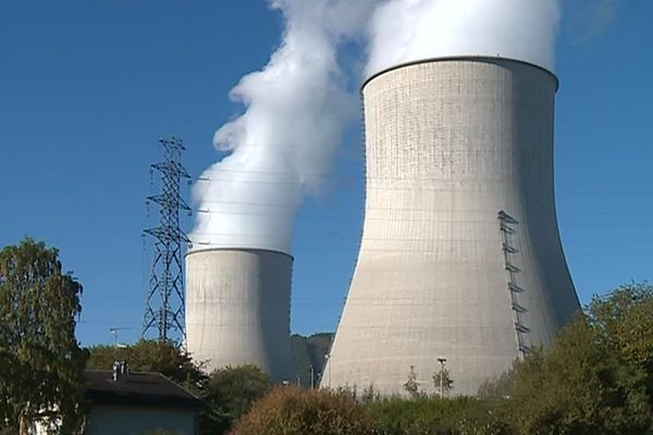 La centrale de Chooz (Ardennes).