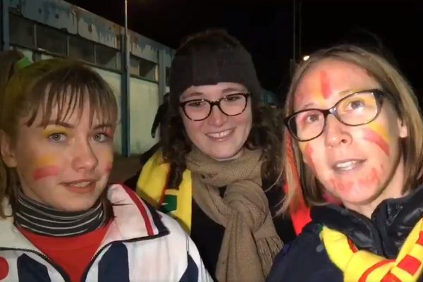 Les supporters de Vitré ont salué le magnifique parcours du petit club breton en Coupe de France. 