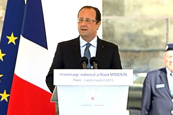 Hollande: éloge à Mimoun, lundi 8 juillet 2013