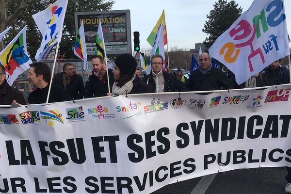 Une mobilisation en baisse pour cette nouvelle journée d'action ce 14 janvier à Clermont-Ferrand.