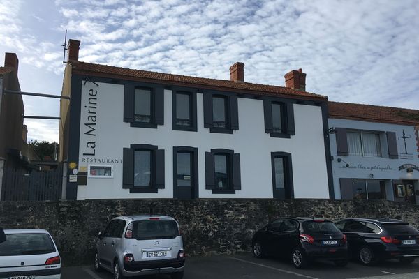 La Marine, le restaurant doublement étoilé d'Alexandre Couillon sur le port de l'Herbaudière - île de Noirmoutier (Vendée) 