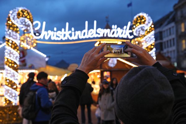 Le marché de noël de Strasbourg.