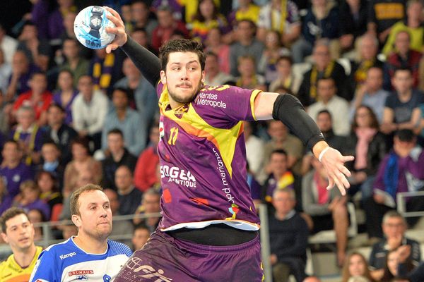 Nicolas Tournat,  1/2 Finale EHF CUP à Nantes, Granollers / HBC Nantes. 