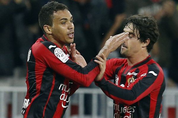 Eduardo, à gauche, a égalisé pour l'OGC Nice