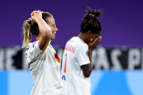 Décines-Charpieu 30/05/2021 - le 30/05/2021 FOOT OL Féminin/ OL PSG -OL PSG Deception de Amandine Henry et Kadeischa Buchanan