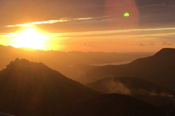 Coucher de soleil du Nebbiu