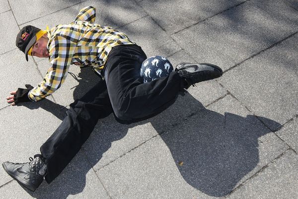 Le Français Sean Garnier, un des freestylers les plus titrés de l'histoire de ce jeune sport.