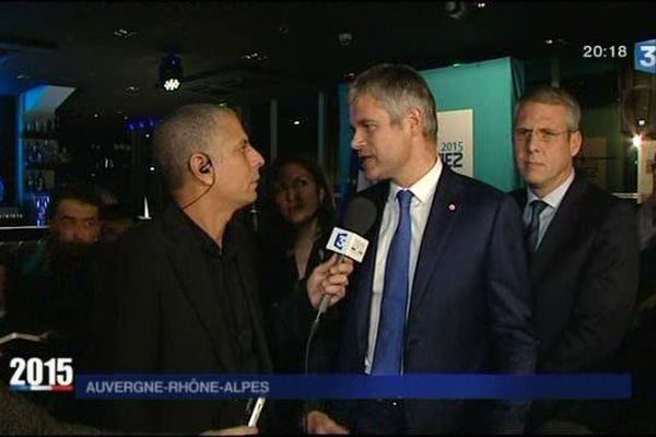 Le député maire du Puy en Velay, Laurent Wauquiez arrive en tête de ce premier tour des élections régionales 2015.