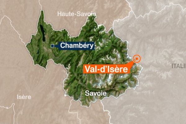 Carte Val-d'Isère 