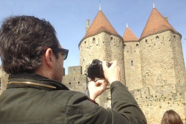 Un touriste immortalise la Cité de Carcassonne