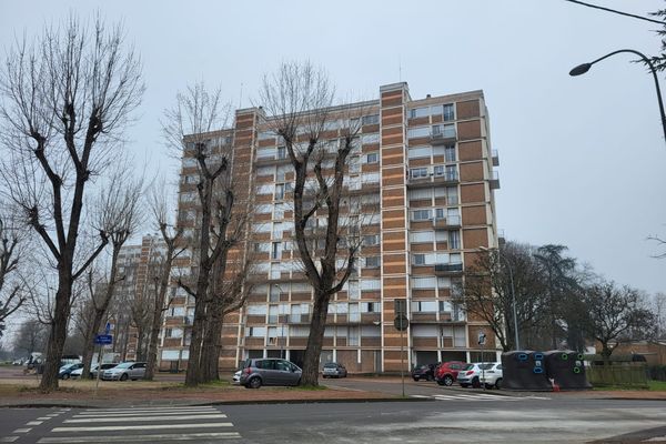 Quartier des Aubépins à Chalon-sur-Saône (janvier 2023)