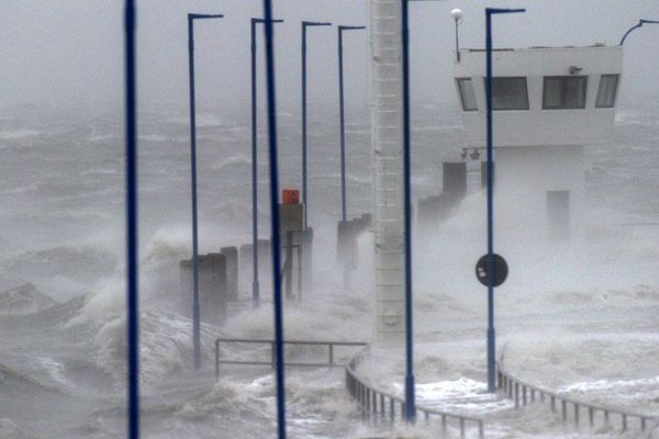 Une image de la tempête Xaver en Allemagne, ce jeudi. 