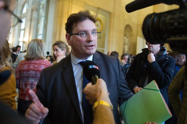 Philippe Gosselin, député LR de la Manche, ce mardi à l'Assemblée nationale.