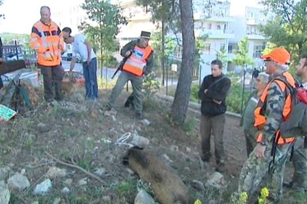 Les chasseurs ont réussi à tuer une bête.