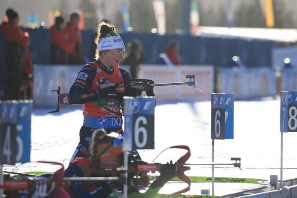 A Hochfilzen en Autriche, Lou Jeamonnot et ses cop-équipières ont remporté la troisième place du relais femmes.