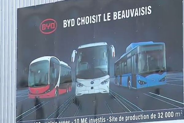 Le constructeur automobile chinois BYD va installer un site près de Beauvais. 