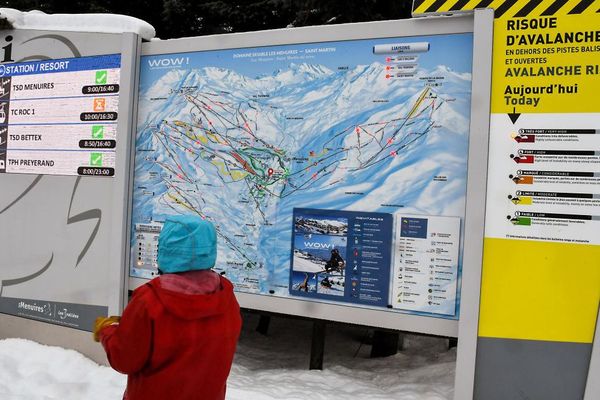 Ce mercredi le risque d'avalanche sera fort (niveau 4 sur 5) au-dessus de 1800m sur les massifs des Aravis, du Chablais et du Mont-Blanc en Haute-Savoie