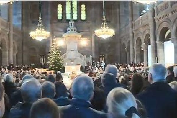 L'église protestante du Temple Neuf était comble ce jeudi matin.