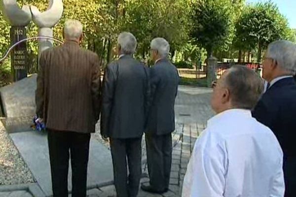 Rassemblement à Bourges en hommage à Hervé Gourdel. 