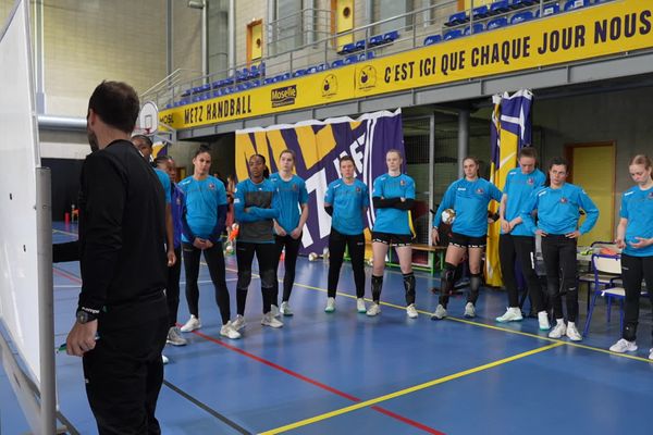 Les joueuses de Metz Handball à l'entraînement, dans la dernière ligne droite avant le Final Four de Ligue des Champions
