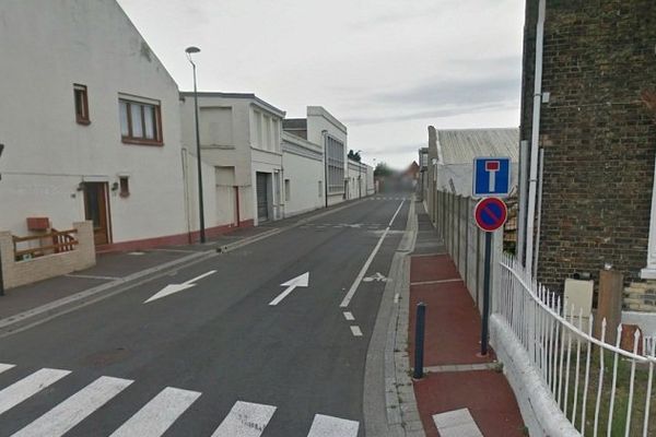 Impasse des salines à Calais où se trouve le squat en question