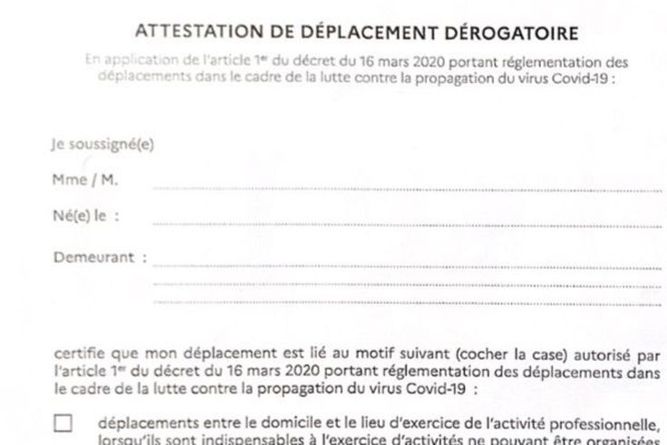 Coronavirus Comment Se Deroule Le Controle De Vos Deplacements Pendant Le Confinement