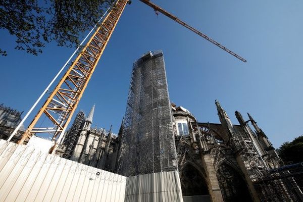 La cathédrale Notre-Dame de Paris en avril 2021.