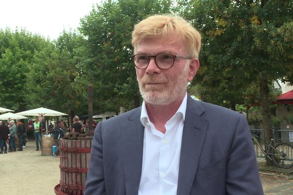 Marc Fesneau, ministre démissionnaire de l'Agriculture à Cheverny (Loir-et-Cher) - 7 septembre 2024