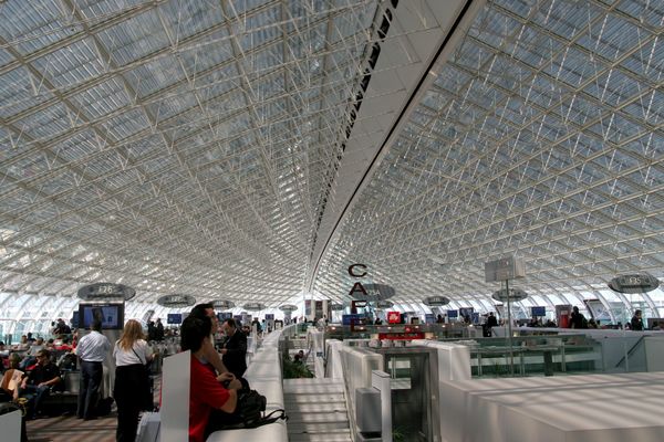 Le terminal 2F, à l'aéroport de Roissy.