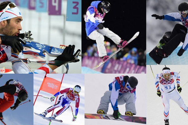 Arthur Longo, Jason Lamy-Chappuis, Jérémy Pancras, Martin Fourcade, Mirabelle Thorex, Sophie Robriguez