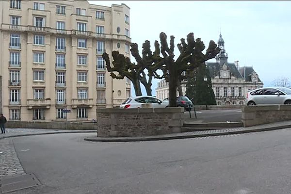 La place Haute-Vienne à Limoges où se sont déroulés les faits.