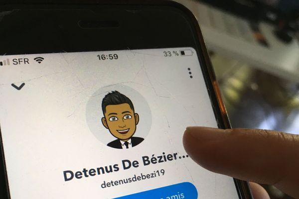 Béziers - compte snapchat des détenus - 2019 