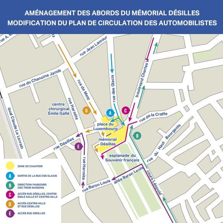 Travaux Autour Du Memorial Desilles A Nancy Deviations Temporaires De La Circulation Et Des Bus