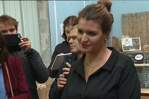 Marlène Schiappa, Secrétaire d'Etat à l'égalité entre les femmes et les hommes, en visite dans le Finistère 