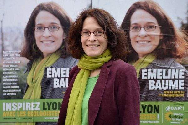 Emelyne Beaume,l'une des têtes de liste d'Europe Ecologie - Les Verts à Lyon  