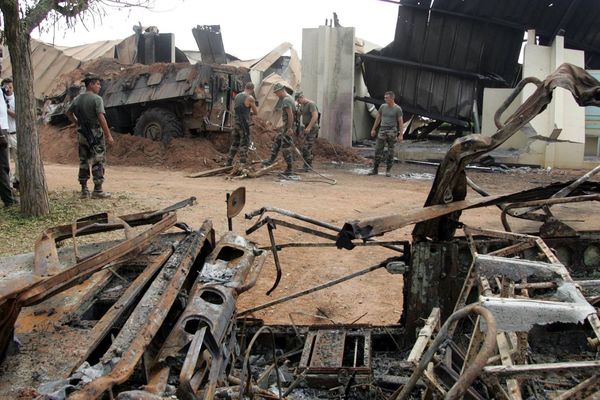 Après les bombardements à Bouaké en 2014.