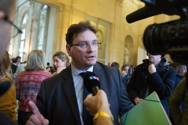 Le député LR de la Manche Philippe Gosselin en 2017 à l'Assemblée nationale.