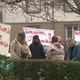 Mobilisation des riverains du square Yves Le Moine, dans le quartier Villejean à Rennes, le samedi 30 novembre 2024.