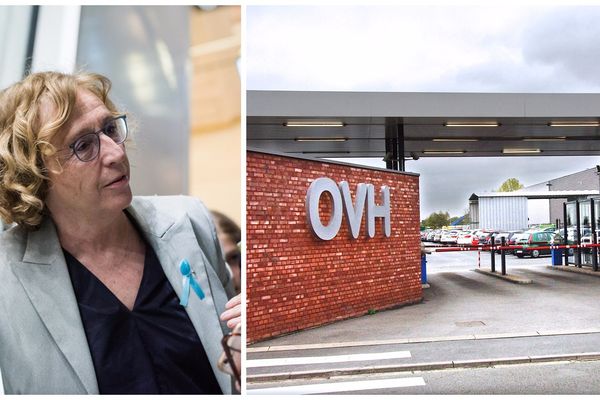 Muriel Pénicaud était en visite à OVH ce jeudi matin. 