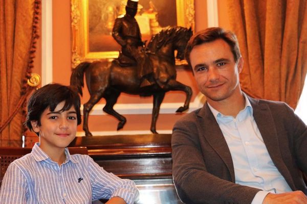 Marco Pérez et Juan Bautista : un très jeune torero et un tout jeune apoderado.