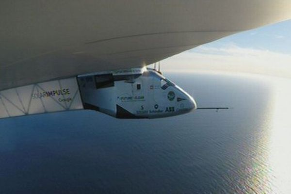 Solar Impulse au dessus de l'Atlantique