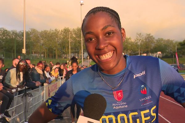 Clémence Rougier, du Limoges Athlé, a illuminé le meeting international d’athlétisme de Limoges, en pulvérisant son record personnel au triple saut avec une marque de 13.83m !