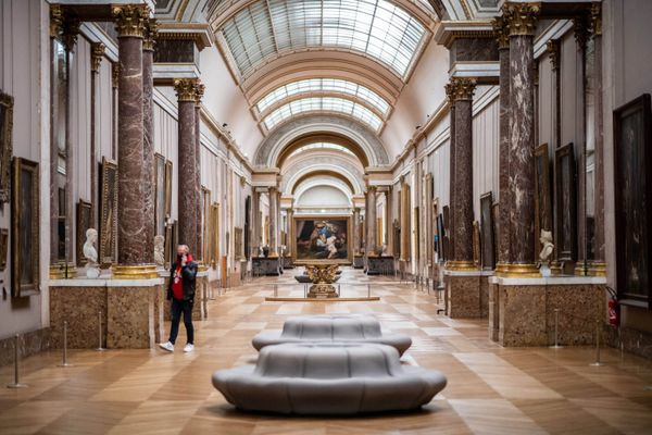 Durant la Seconde Guerre Mondiale, plusieurs milliers de peinture du Louvre ont été déplacées  