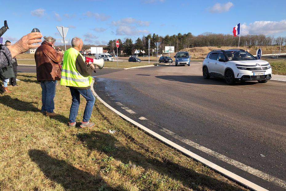 We followed the “freedom convoy” in Burgundy, more than 500 vehicles were in Chenôve