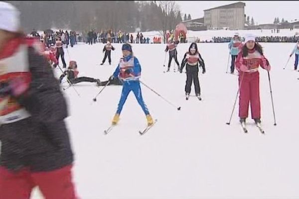 Le sRousses : 2290 participants à la Transjeune et avec de la neige !