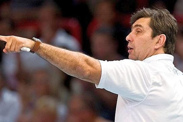 Philippe Blain, entraîneur du Montpellier Volley - archives