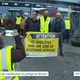 Les agriculteurs de la Coordination rurale au péage du Boulou (Pyrénées Orientales), mercredi 21 novembre 2024.