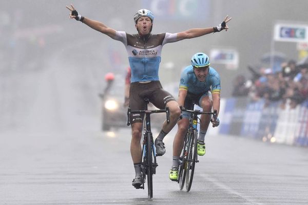 Le Belge Oliver Naesen (AG2R La Mondiale) remporte Bretagne Classic Ouest-France (Grand Prix de Plouay) - 26/08/2018