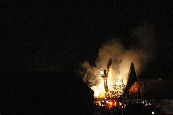 L'incendie a eu lieu dans cette ferme transformée en gîte rural à Quaëdypre. 